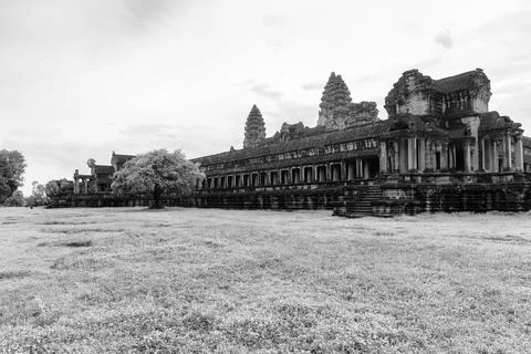 Angkor Wat Central Complex Stock Photos