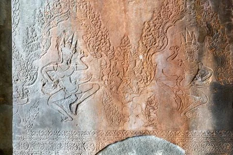 Angkor Wat Central Complex Stock Photos