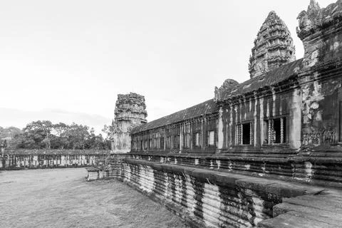 Angkor Wat Central Complex Stock Photos