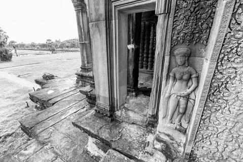 Angkor Wat Central Complex Stock Photos