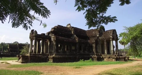 Angkor Wat Complex Stock Footage 207787181