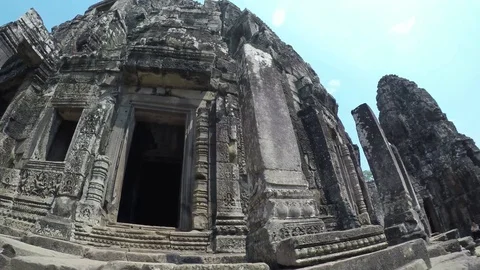 Angkor Wat Dolly Left Stock-Footage 74023249