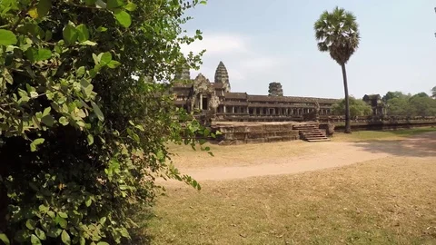 Angkor Wat Dolly Shot Stock-Footage 75358345