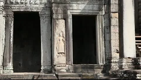 Angkor Wat doorways Video stock 10751011