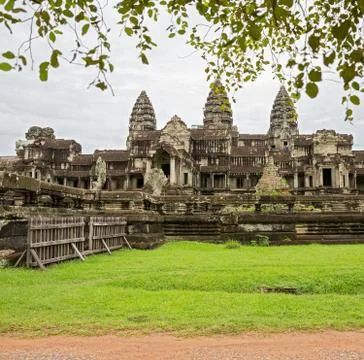 Angkor Wat Entry Stock Photos