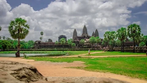 Angkor Wat Stock Footage 77818307