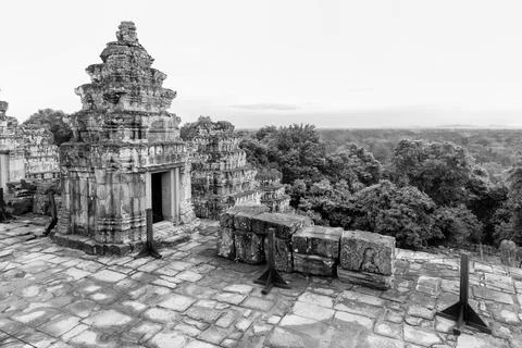 Angkor wat Forest View Stock Photos