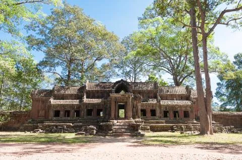 Angkor Wat Gate Stock Photos