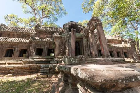 Angkor Wat Gate Stock Photos
