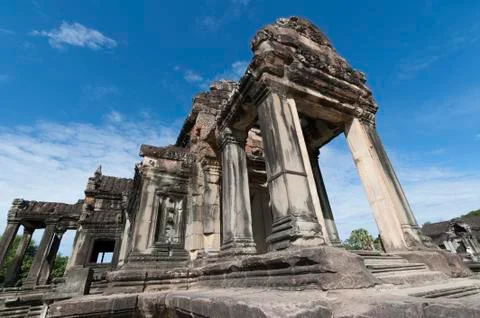 Angkor Wat Library Stock Photos