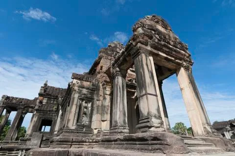 Angkor Wat Library Stock Photos