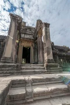 Angkor Wat Library Stock Photos