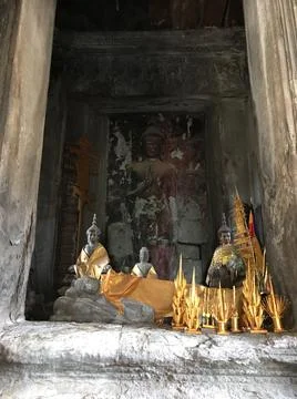 Angkor wat location Stock Photos