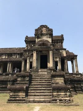 Angkor wat location Stock Photos