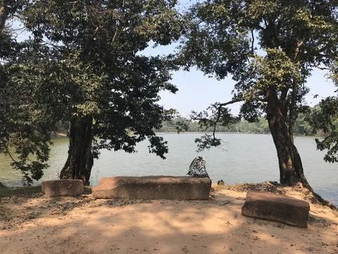 Angkor wat location Stock Photos
