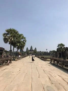 Angkor wat location Stock Photos
