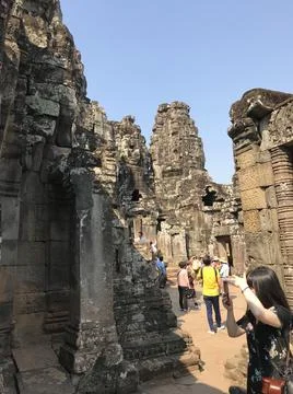 Angkor wat location Stock Photos
