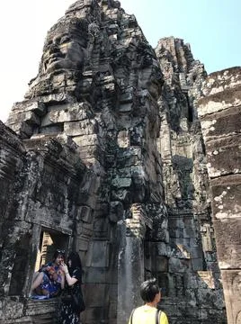 Angkor wat location Stock Photos