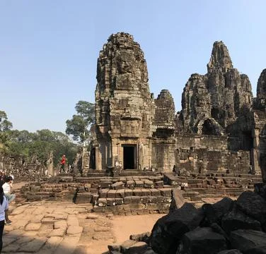 Angkor wat location Stock Photos