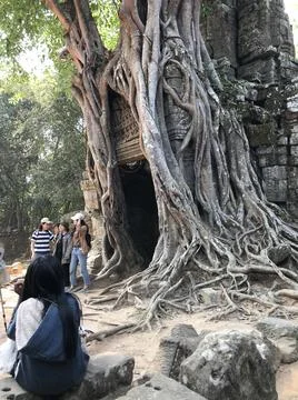 Angkor wat location Stock Photos