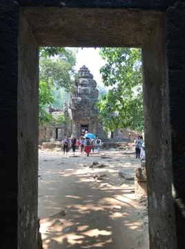 Angkor wat location Stock Photos