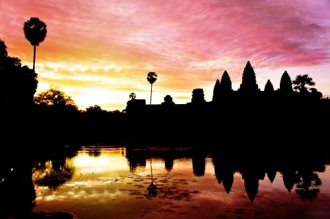 Angkor wat Stock Photos
