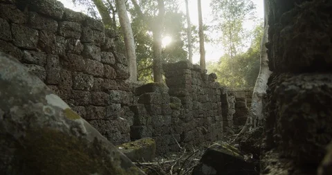 Angkor Wat ruins Stock Footage 99811654
