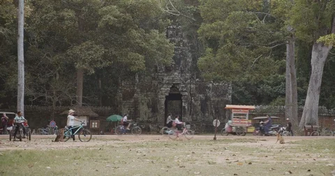 Angkor Wat ruins Vídeo Stock 99813847