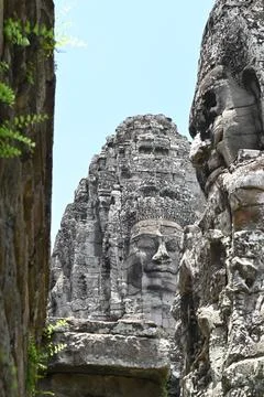 Angkor Wat statuary Stock Photos