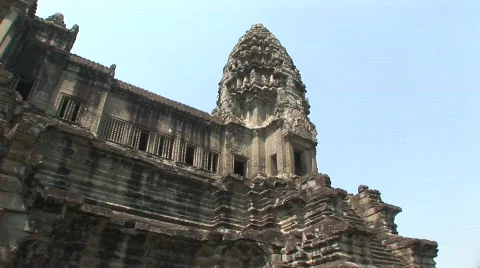 Angkor Wat steps Vídeo Stock 527824