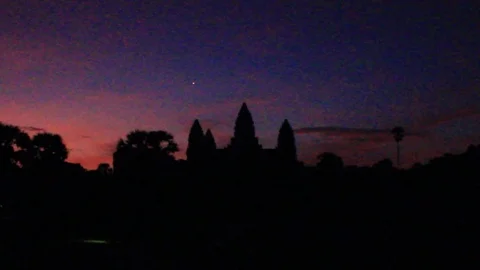 Angkor wat sunrise Stock Footage 109197280