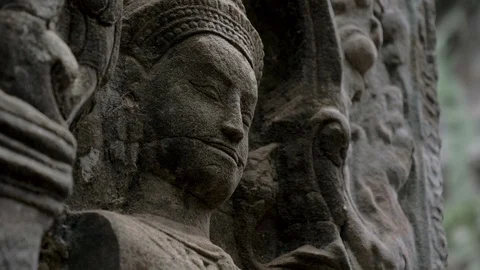 Angkor Wat Temple Artwork Stock Footage 120664984