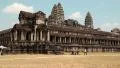 Angkor Wat temple in Cambodia HD Footage