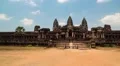 Angkor Wat temple in Cambodia HD Footage