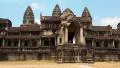 Angkor Wat temple in Cambodia HD Footage
