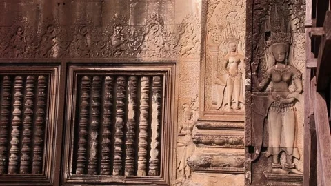 Angkor Wat Temple Complex Stock Footage 207776580