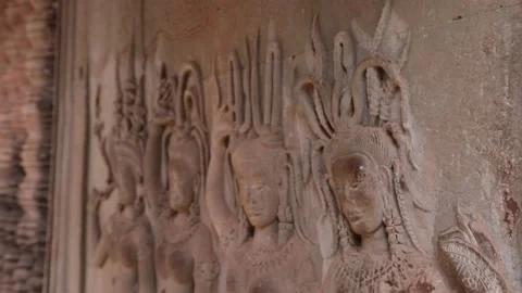 Angkor Wat Temple Complex Stock Footage 207776697