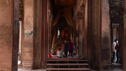 Angkor Wat temple complex Stock Footage 207778266