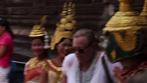 Angkor Wat Temple Complex Stock Footage 207782047
