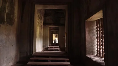 Angkor Wat Temple Complex Stock Footage 207782840