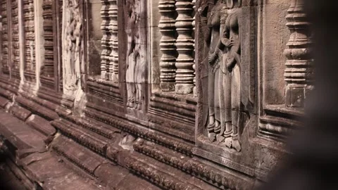 Angkor Wat Temple Complex Stock Footage 207783241