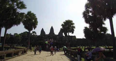 Angkor Wat Temple Complex Stock Footage 207787167