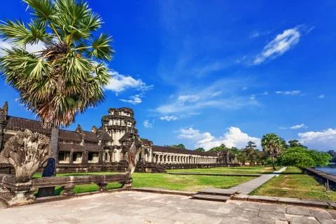 Angkor wat temple Stock Photos