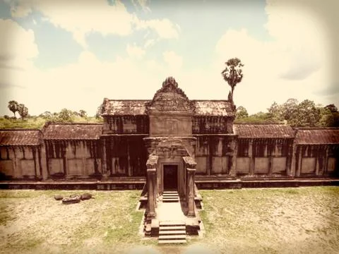 Angkor wat temple Foto stock