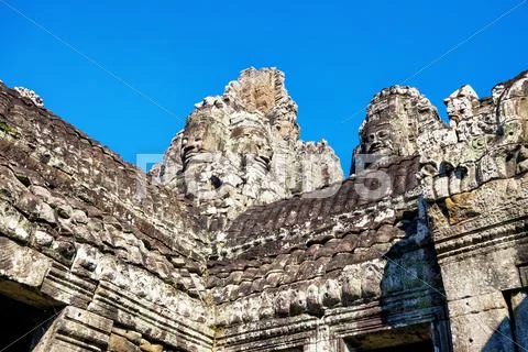 Angkor wat temple Stock Photos