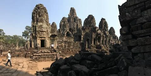 Angkor wat temple Stock Photos