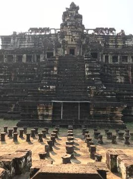 Angkor wat temple Stock Photos