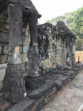 Angkor wat temple Stock Photos
