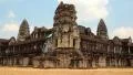 Angkor Wat temple, Siem Reap, Cambodia HD Footage