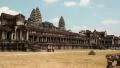 Angkor Wat temple, Siem Reap, Cambodia HD Footage
